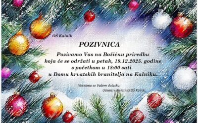 Pozivnica – Božićna piredba!