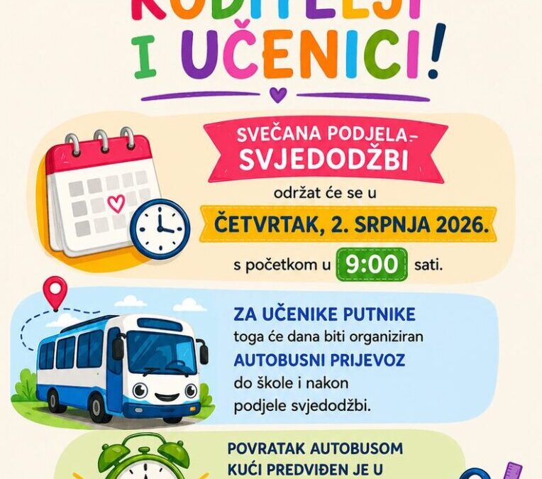 Svečana podjela svjedodžbi